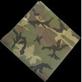 Camouflage Bandanna - Woodland Pattern